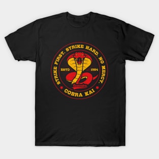 Cobra Kai No Mercy Logo T-Shirt